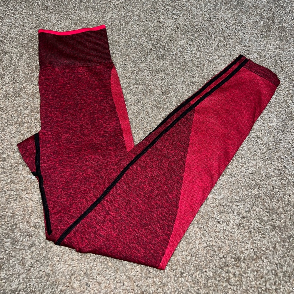 Red seamless leggings from PINK size xs